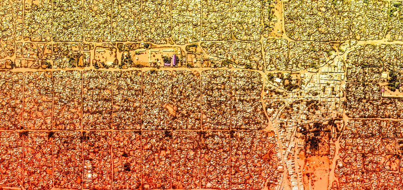 Illustration for article titled These Stunning Geometric Patterns Were Created From Google Earth Images